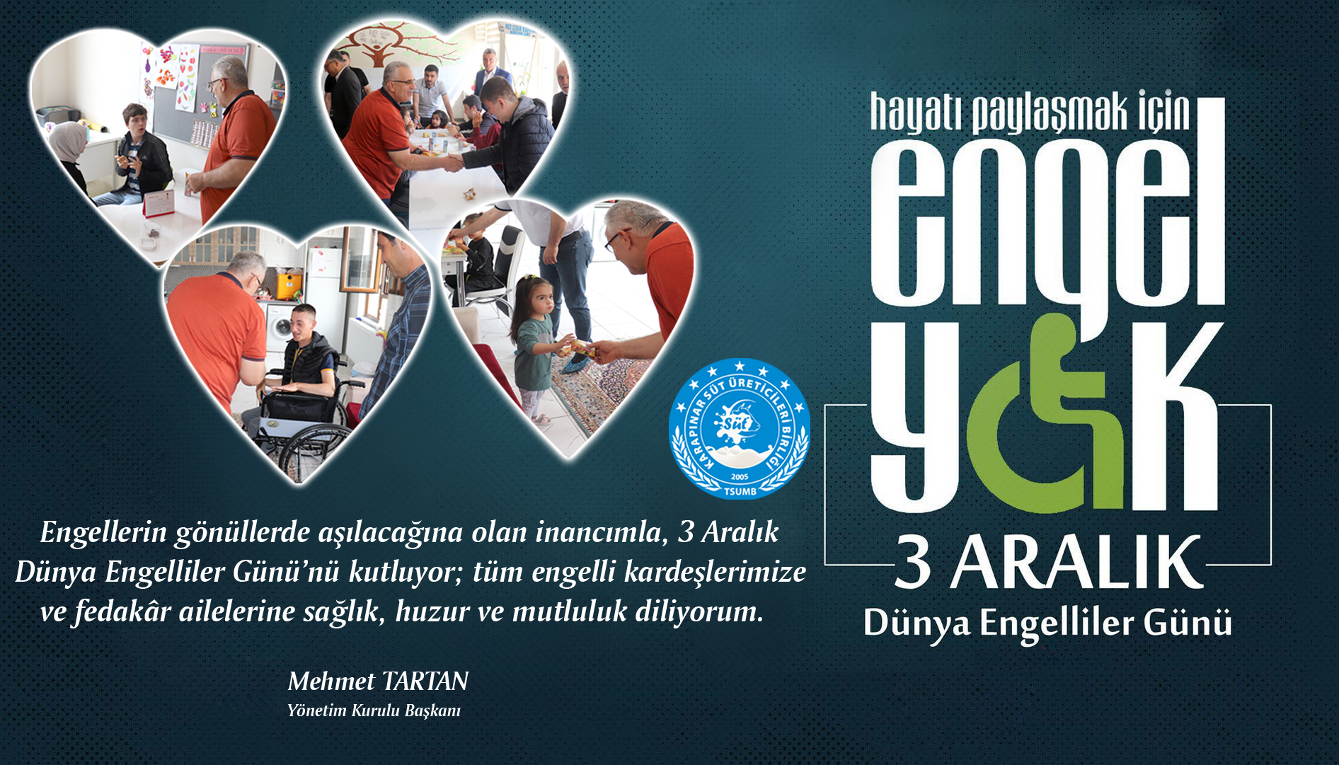 3 ARALIK DÜNYA ENGELLİLER GÜNÜ 