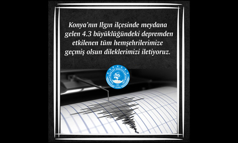 KONYA ILGIN'DA DEPREM