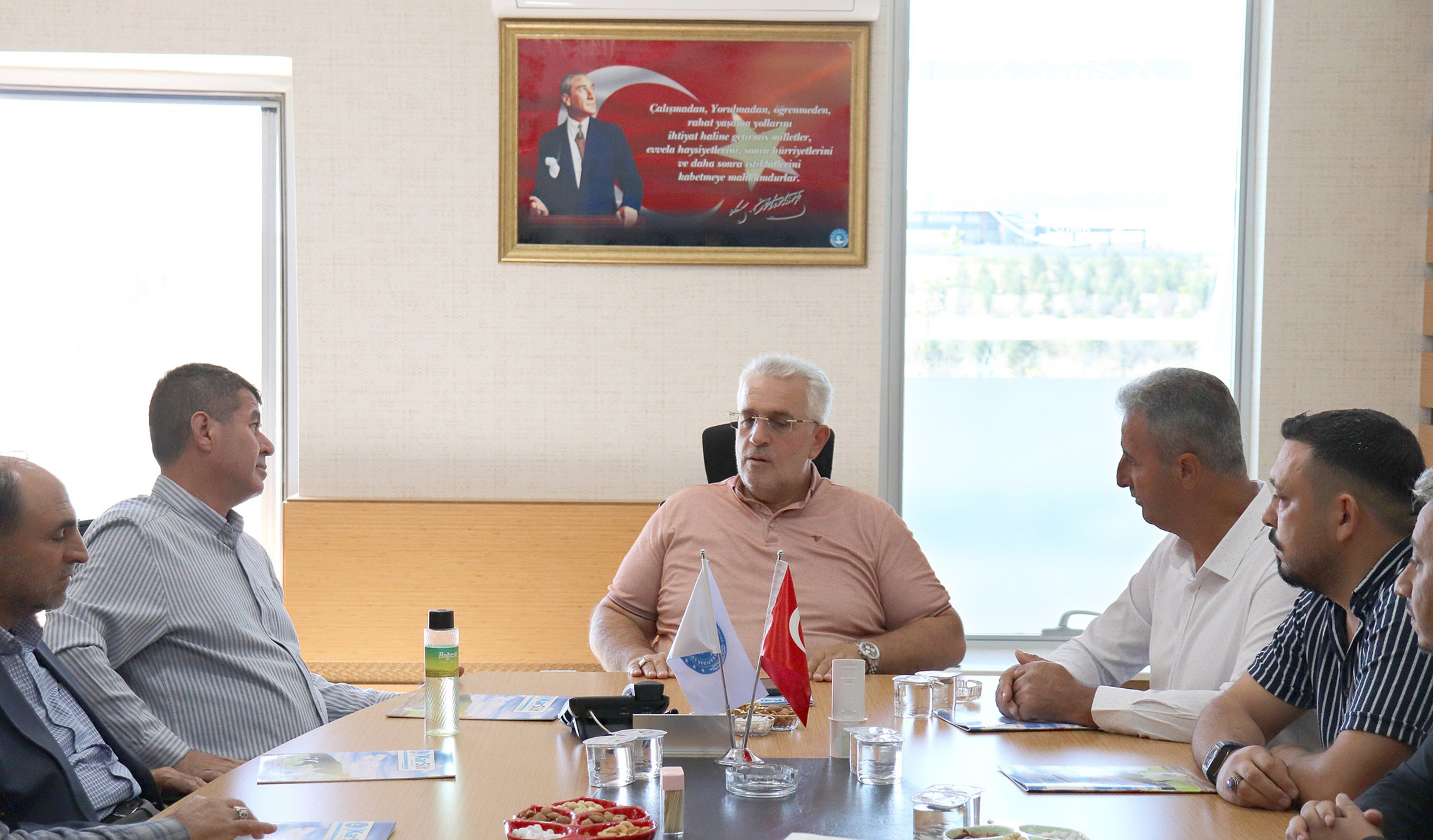Ereğli Pancar Ekicileri Kooperatifi Başkanı Talha Uzer ve Yönetim Kurulu Üyeleri'nin birliğimizi ziyareti - Ek Görsel
