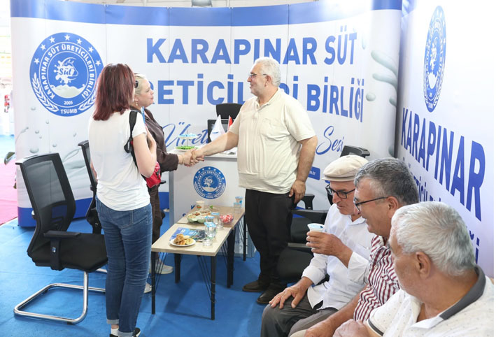 Karapınar Süt Üreticileri Birliği olarak, Karapınar Belediyesi öncülüğünde düzenlenen Tarım, Gıda ve Hayvancılık Fuarı'nda yerimizi aldık. - Ek Görsel