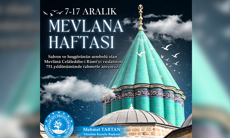 7-17 aralık mevlana haftası