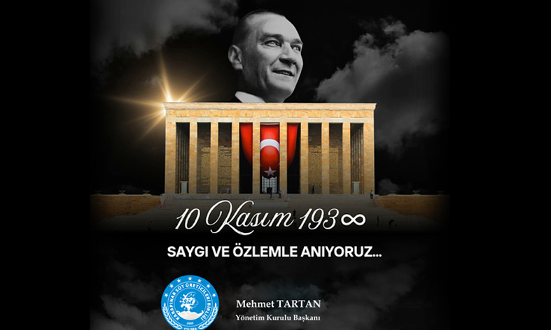 Cumhuriyetimizin kurucusu, büyük önder Gazi Mustafa Kemal Atatürk'ü, aramızdan ayrılışının 86. yılında saygı,özlem ve rahmetle anıyoruz.