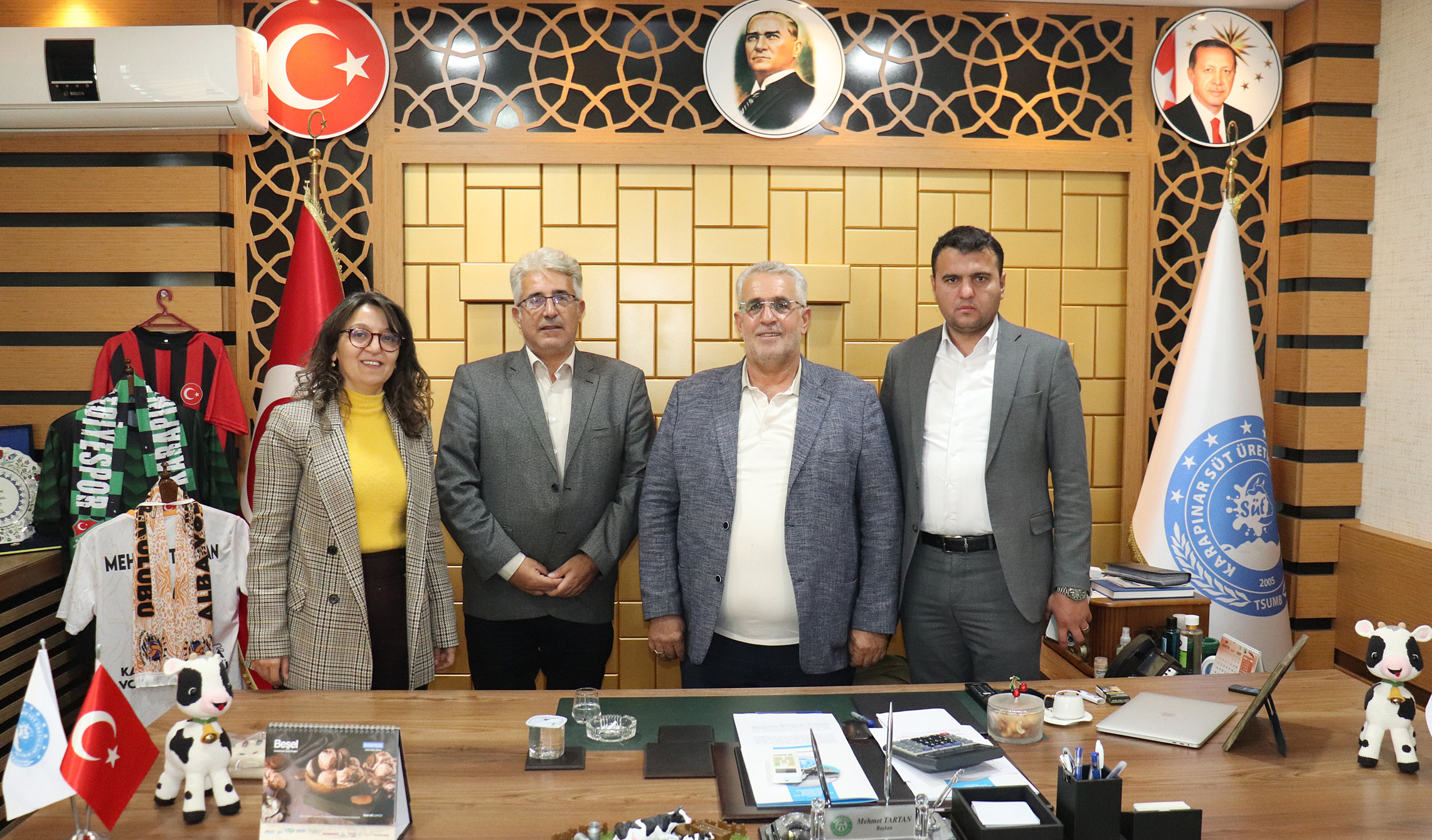 Torku Et ve Süt Entegre Tesisinden Birliğimizi ziyaret.